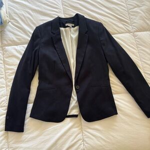 H&M fitted navy blazer